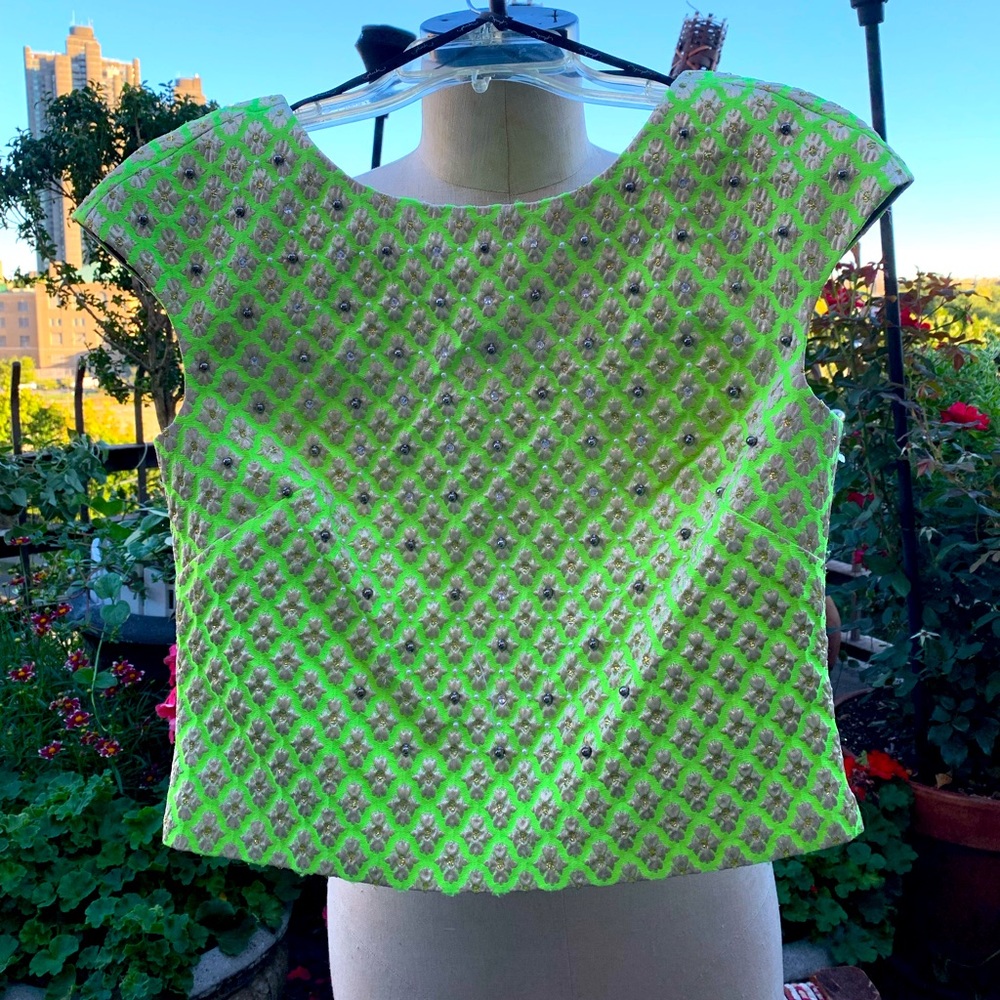 NWOT Phoebe Top Jeweled Embellish